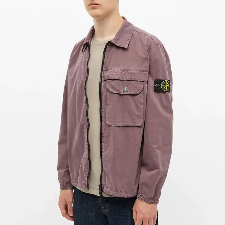STONE ISLAND Jackets Men Fuchsia-2