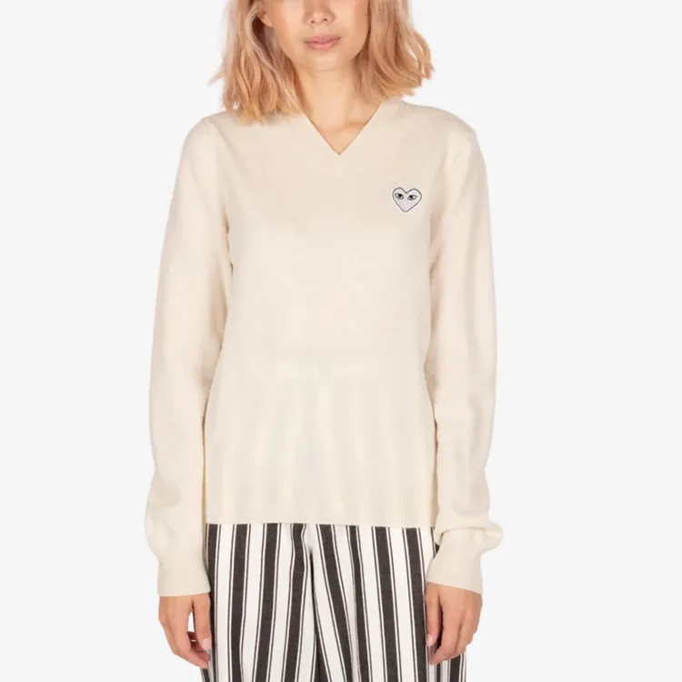 CDG Play Knitwear Women's Natural-2