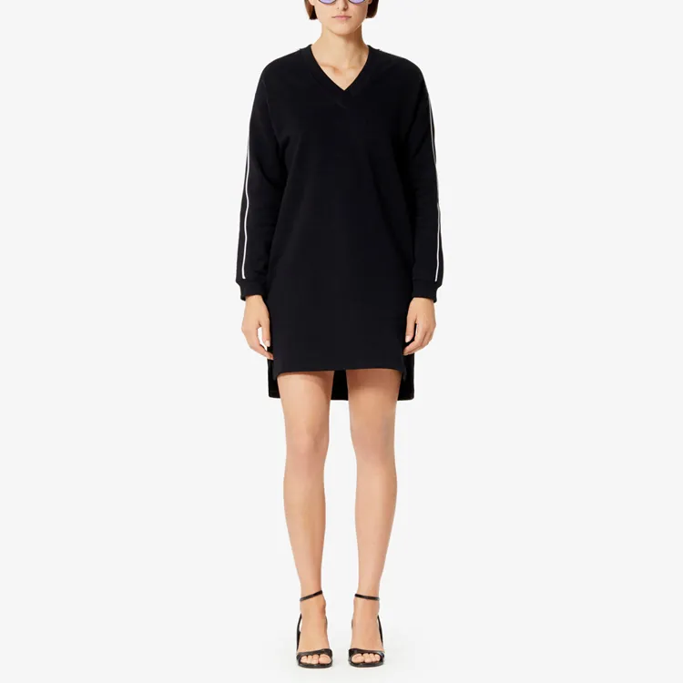 KENZO Long Sleeved Dresses Women's Black-4