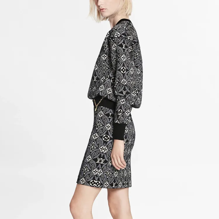 LOUIS VUITTON Casual Short Skirts Women's Black-1