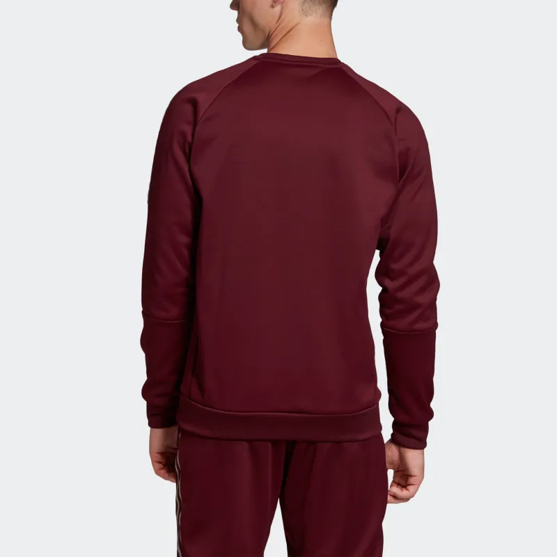 Adidas MANCHESTER UNITED THEATRE OF DREAMS Sweatshirts Men Dark Reddish Purple-4