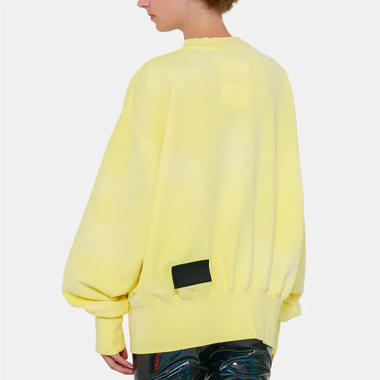 WE11DONE Sweatshirts Unisex Yellow-3