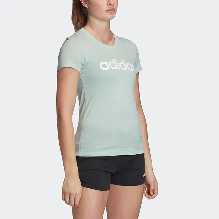 Adidas T Shirt Women's Light Green-5