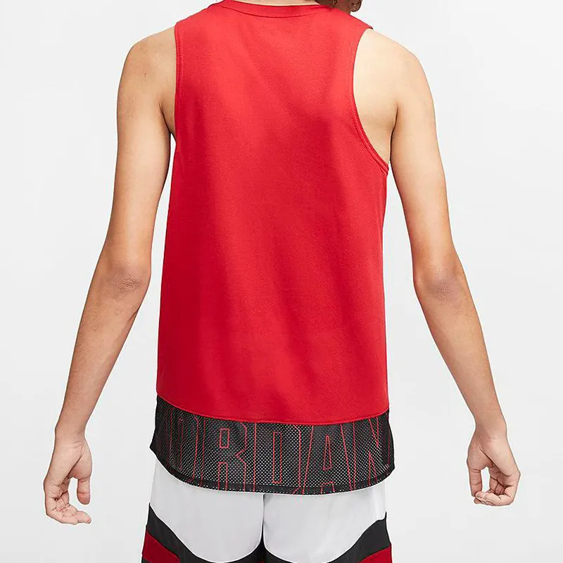 Jordan Basketball Jerseys Men's Red-4