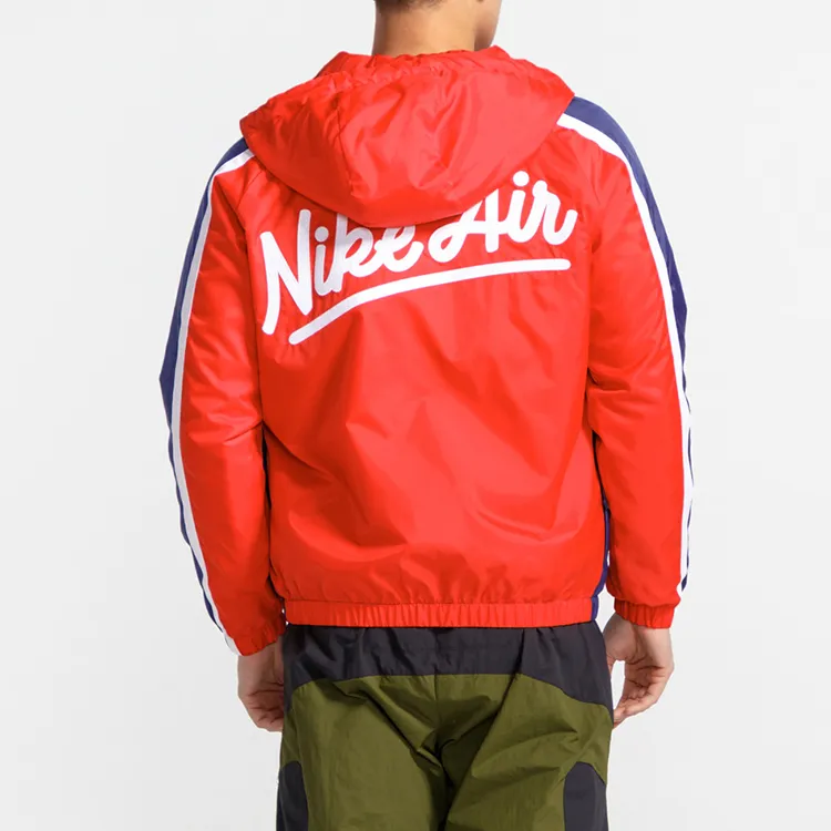 Nike Men's Sports Windproof Hooded Jacket Red-2