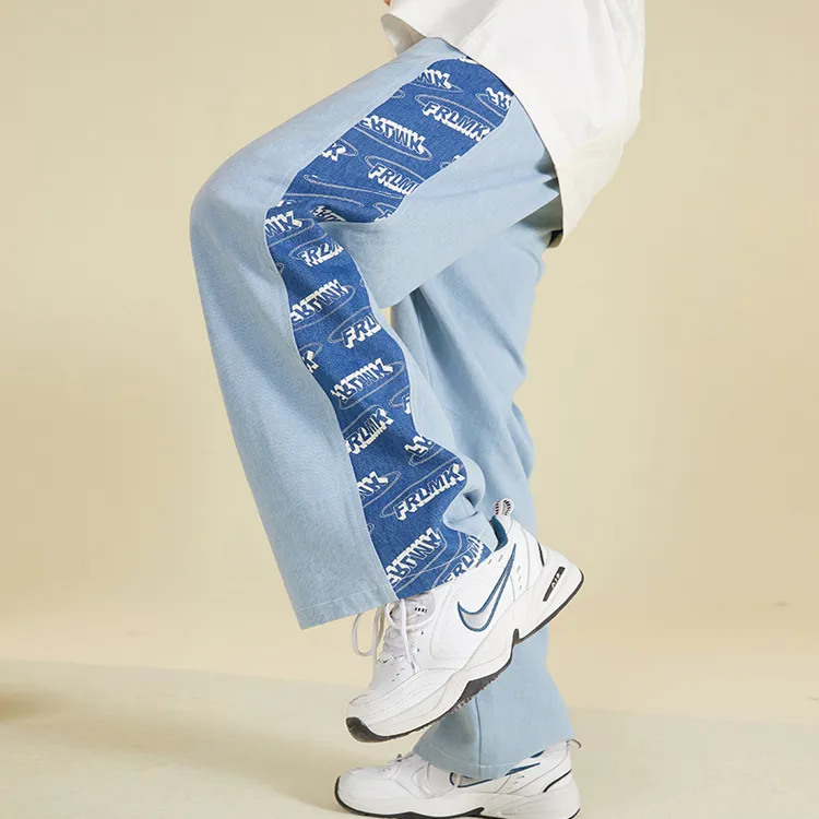 FRLMK Straight Jeans Unisex Blue-5