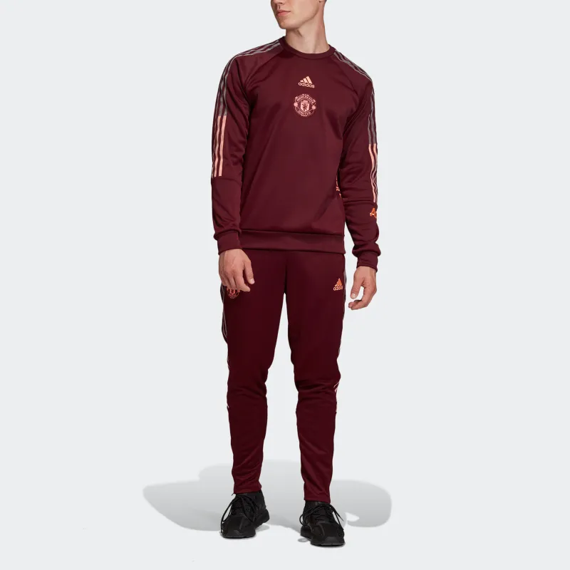 Adidas MANCHESTER UNITED THEATRE OF DREAMS Sweatshirts Men Dark Reddish Purple-2