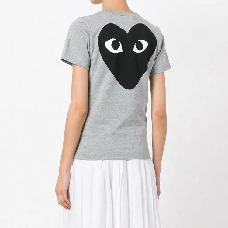 CDG Play T Shirts Unisex-4