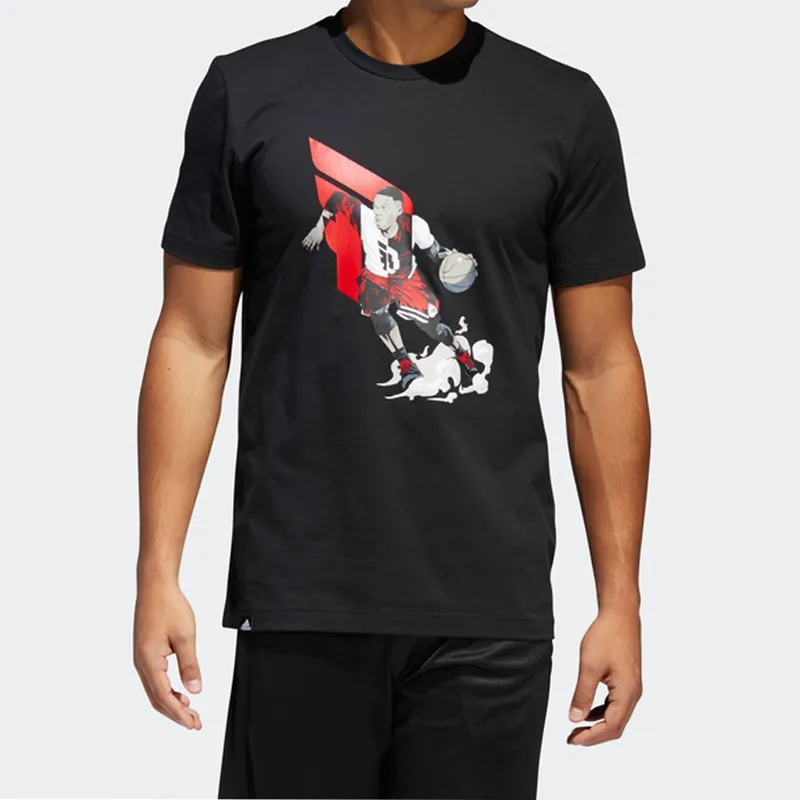 Adidas T Shirts Men Black-2