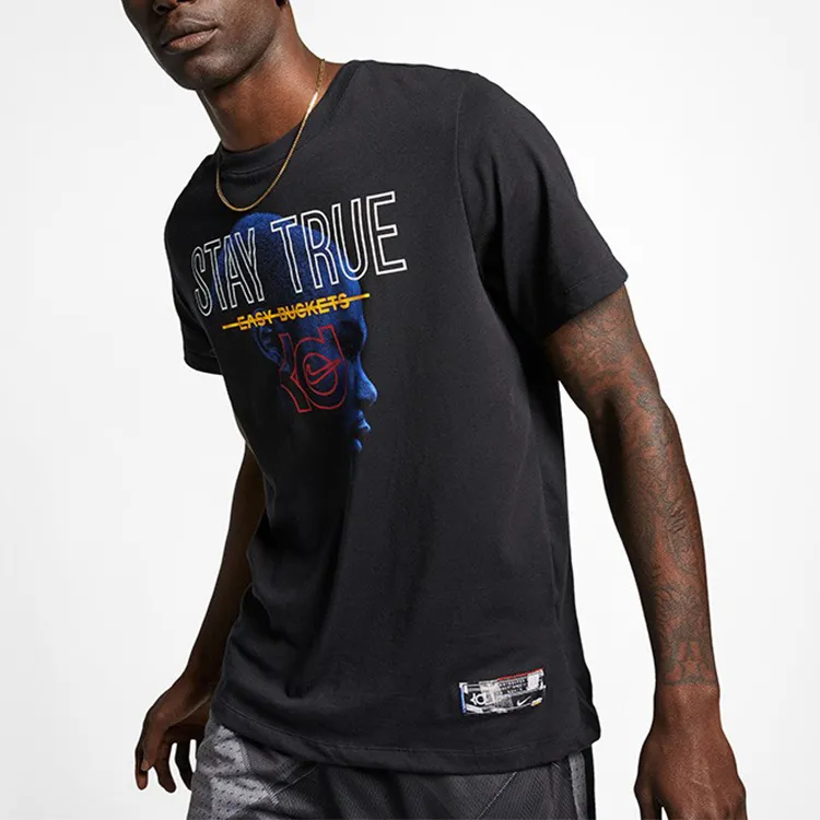 Nike T Shirts Men Black-3