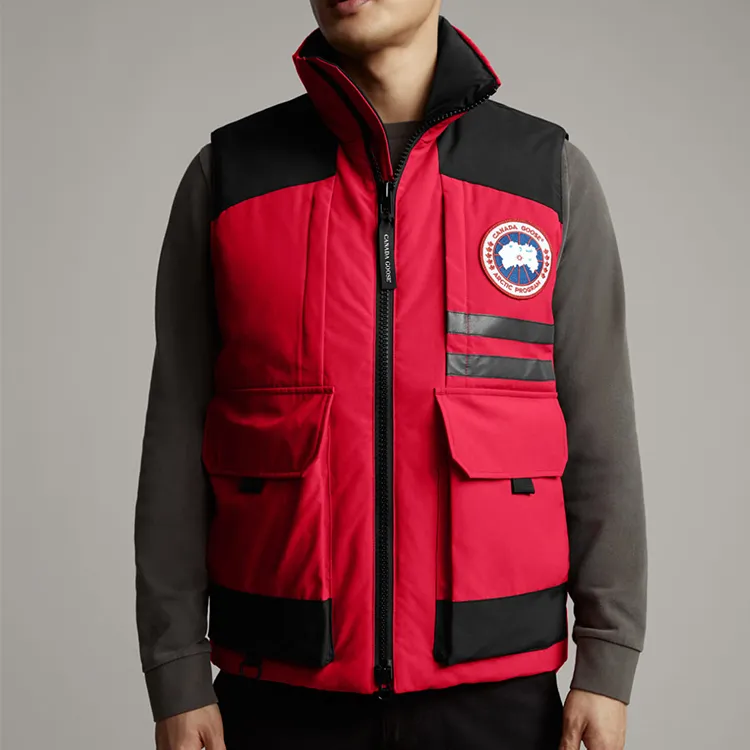 Canada Goose Duncan Series Vests Men Red-4