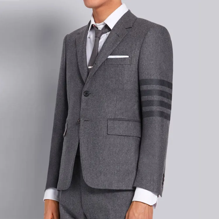 THOM BROWNE 4 Bar Single breasted Blazer-2