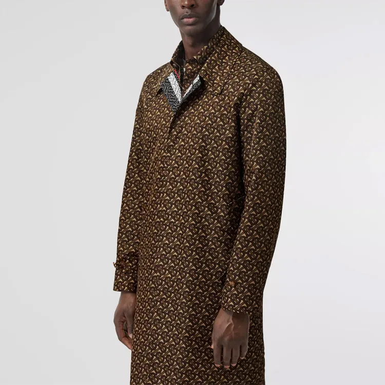 Burberry Trench Coat Men's Saddle Brown-2