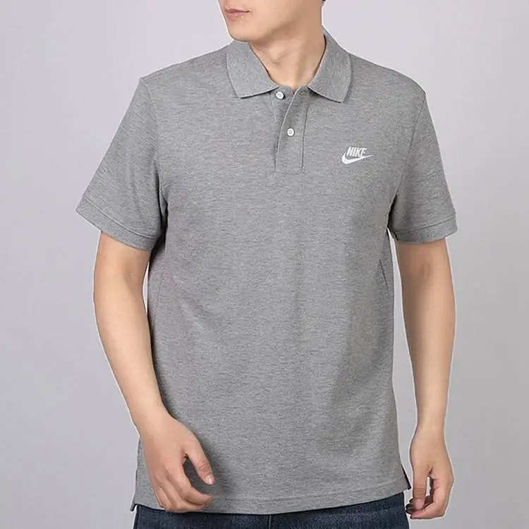 Nike Polo Shirts Men Gray-3