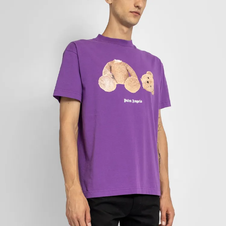 PALM ANGELS T Shirts Unisex Purple-2