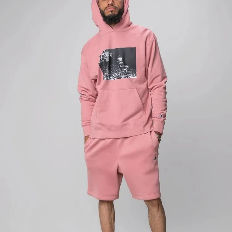 Union X Jordan X Union Sweatshirts Men Pink-2