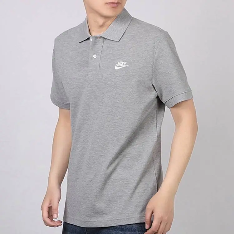 Nike Polo Shirts Men Gray-4