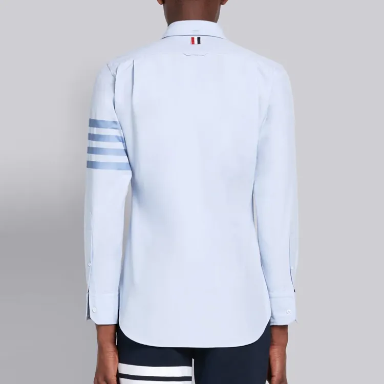 THOM BROWNE 4 Bar Oxford Shirt-3