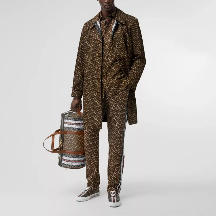 Burberry Trench Coat Men's Saddle Brown-1