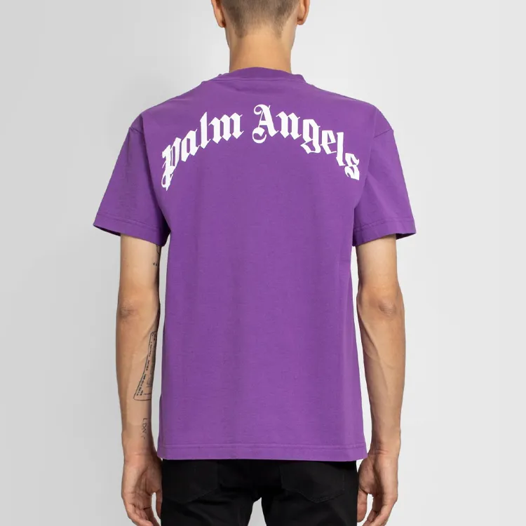 PALM ANGELS T Shirts Unisex Purple-1