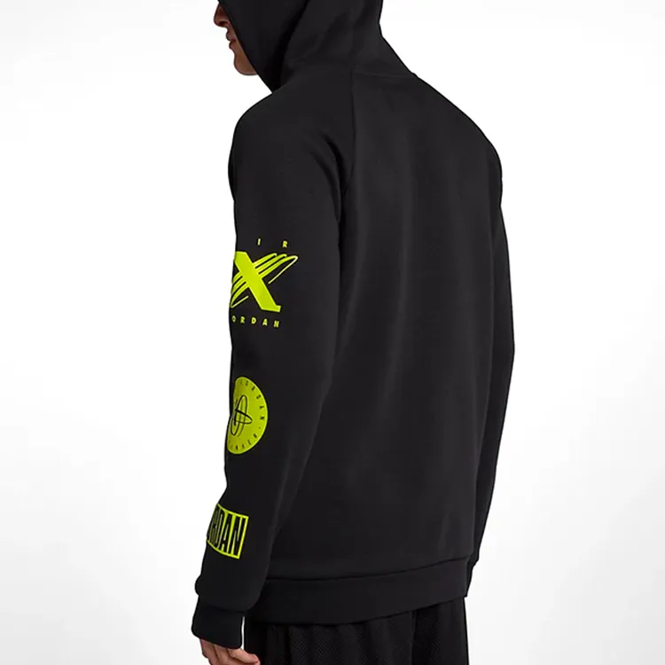 Jordan Sweatshirts Men Black Green-3