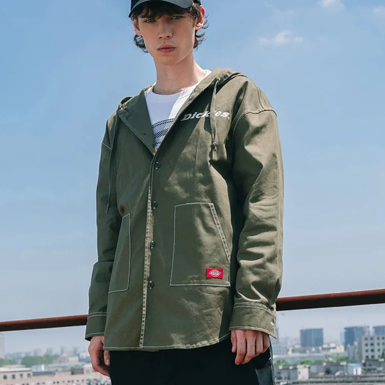 Dickies Shirts Men Army Green-3