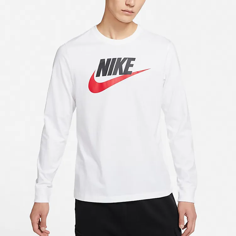 Nike T Shirts Men White-2