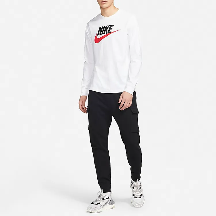 Nike T Shirts Men White-4