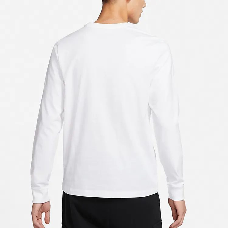 Nike T Shirts Men White-3