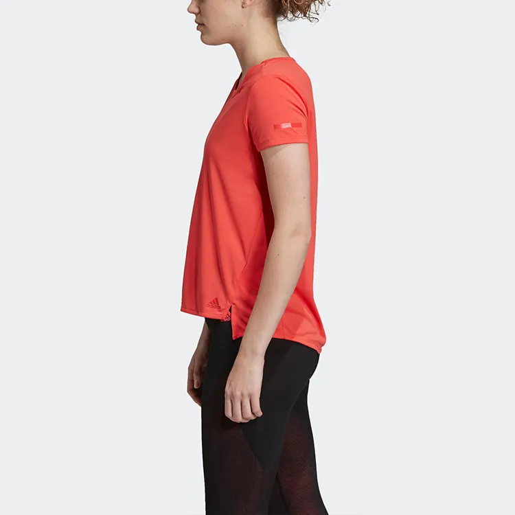 Adidas T Shirt Women's Coral Pink-5