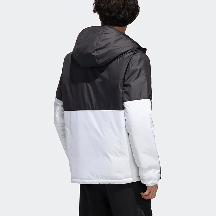 Adidas Neo Puffer Jackets Men Black/White-6