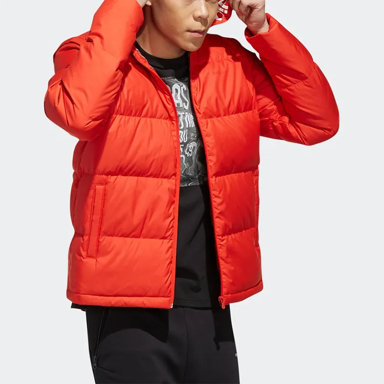 Adidas Neo Down Jacket Men's Orange Red-6