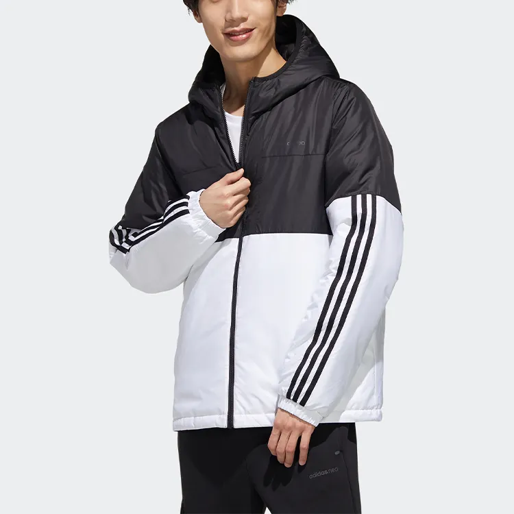 Adidas Neo Puffer Jackets Men Black/White-3