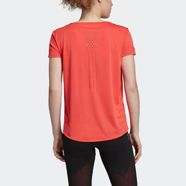 Adidas T Shirt Women's Coral Pink-3