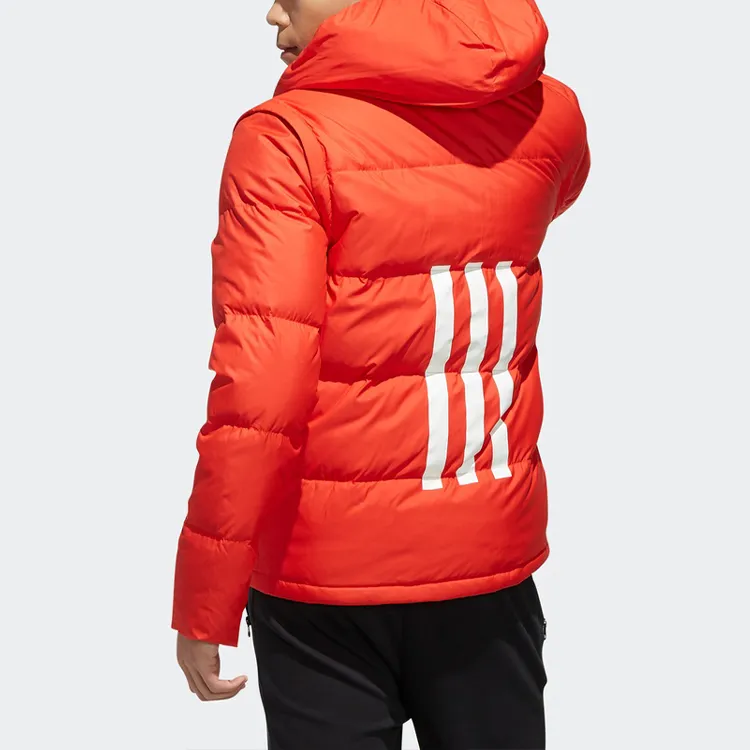 Adidas Neo Down Jacket Men's Orange Red-4