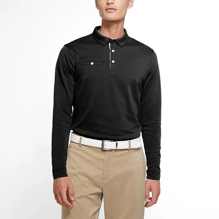 Nike Polo Shirts Men Black-1