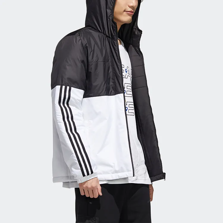 Adidas Neo Puffer Jackets Men Black/White-4