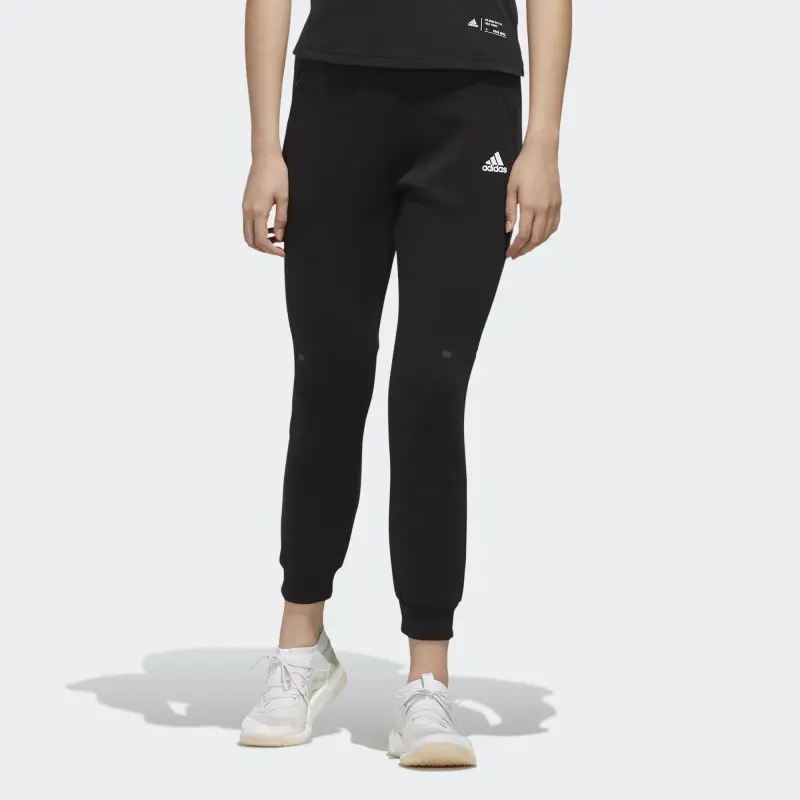 Adidas Knitted Sweatpants Women's Black-2