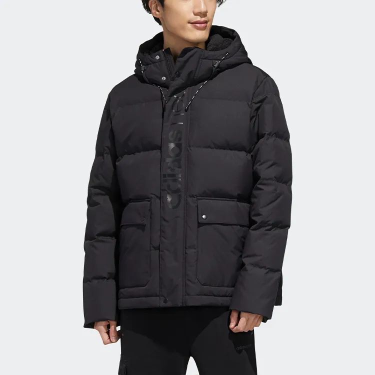 Adidas Neo Down Jackets Men Black-2