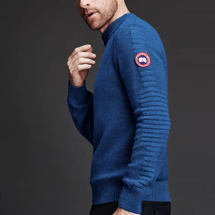 Canada Goose Paterson Series Sweaters Men Ocean Blue-2