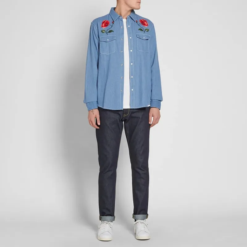 Stussy Shirts Men Blue-4
