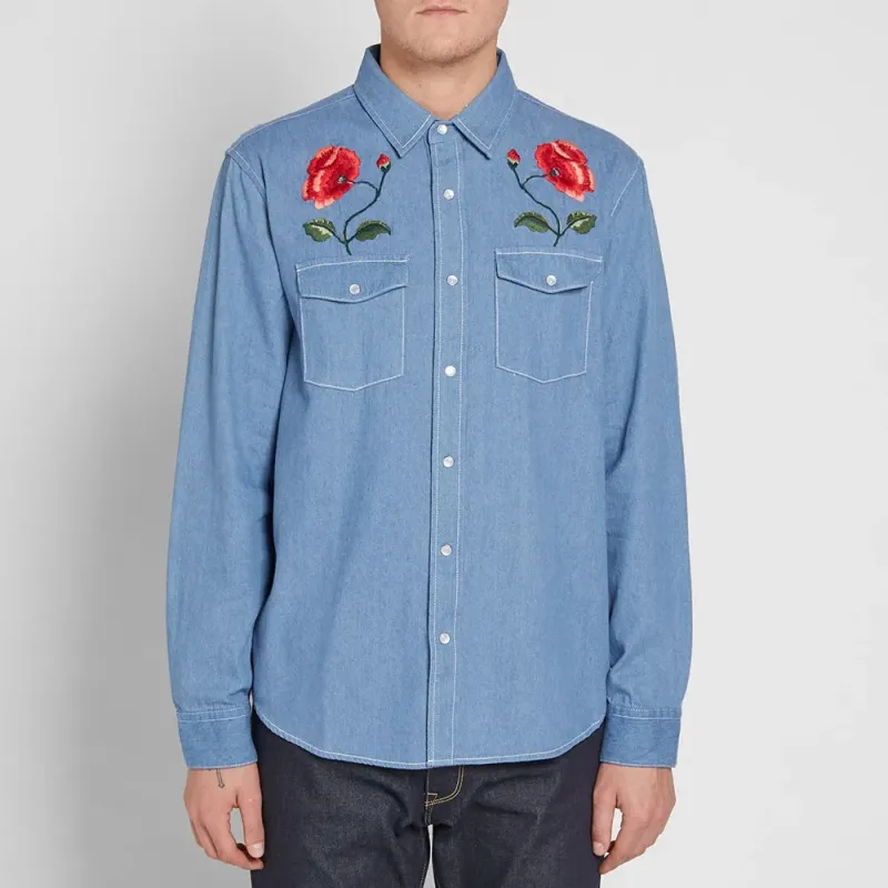 Stussy Shirts Men Blue-3