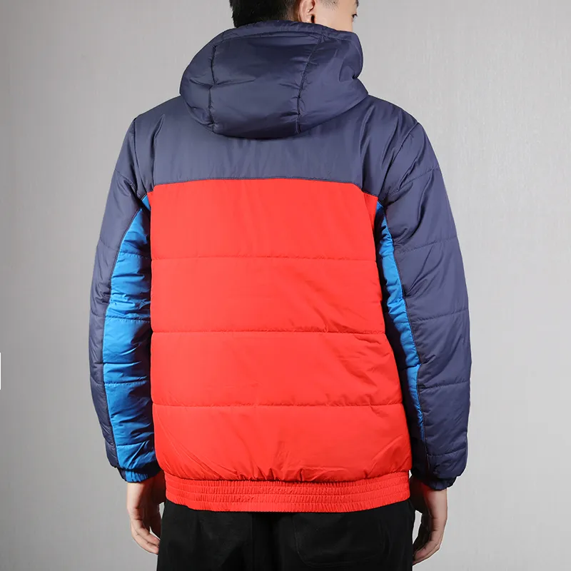 Nike Puffer Jackets Men Blue-4