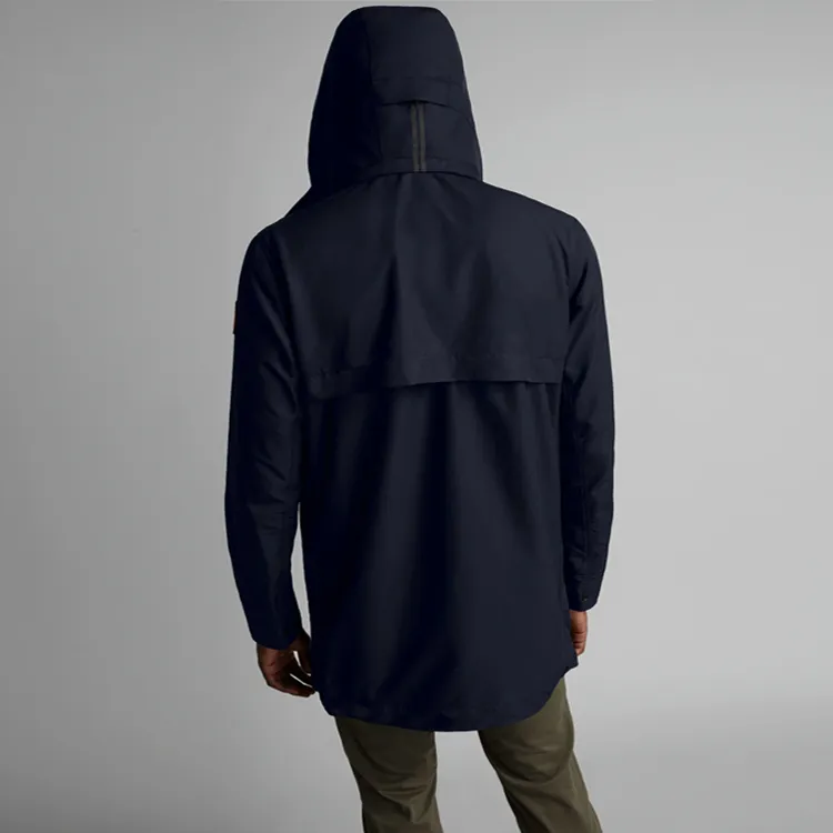 Canada Goose Trench Coat Men's Dark Blue-1