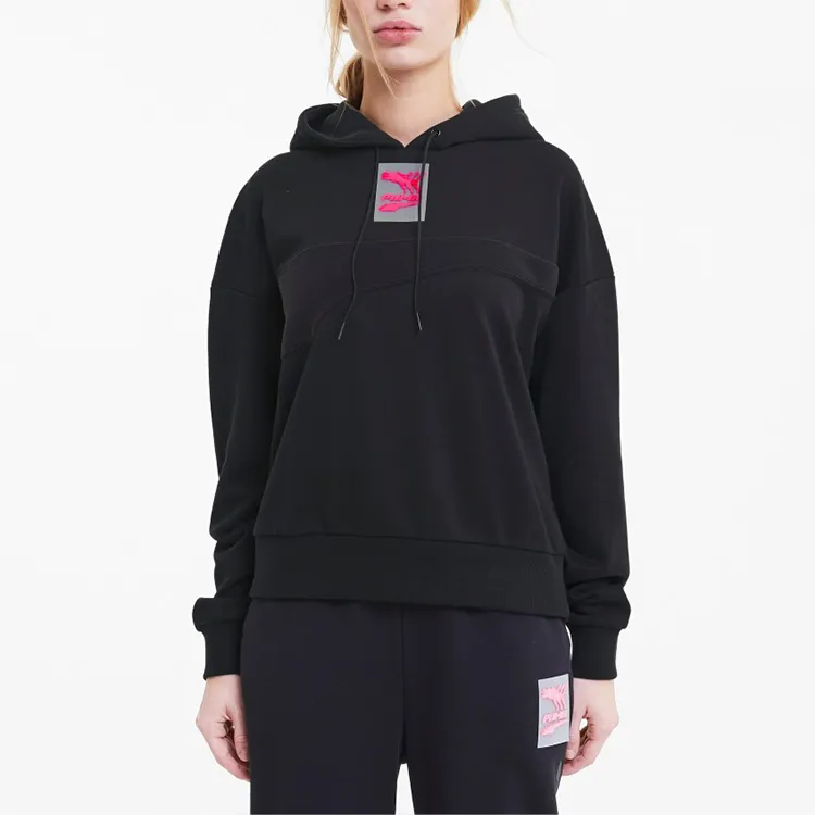 PUMA Sweatshirts Women's Black-2