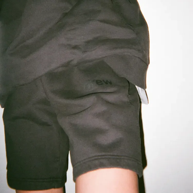 Drew House Letter Logo Series Casual Shorts Unisex Black-3