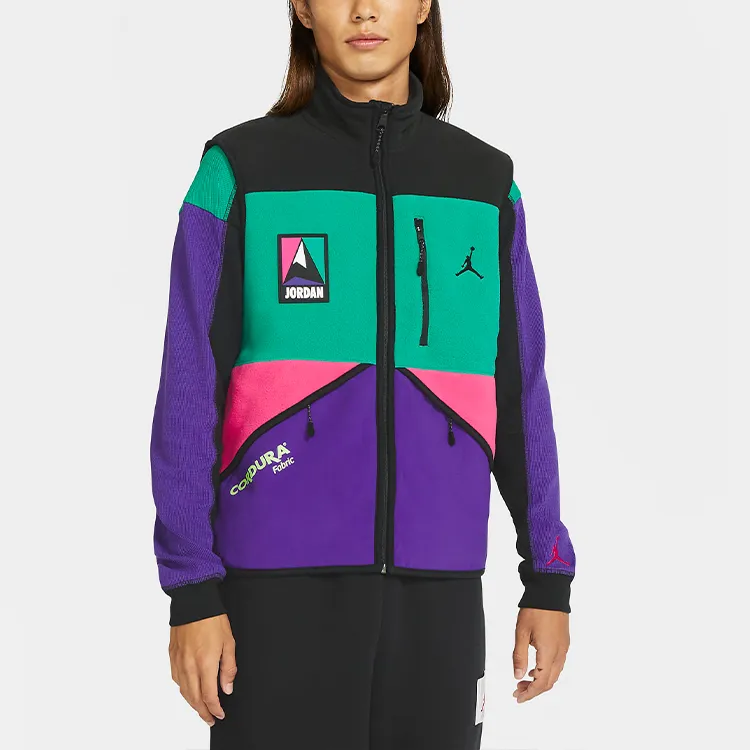 Jordan Vests Men Black Green Purple Multicolor-2