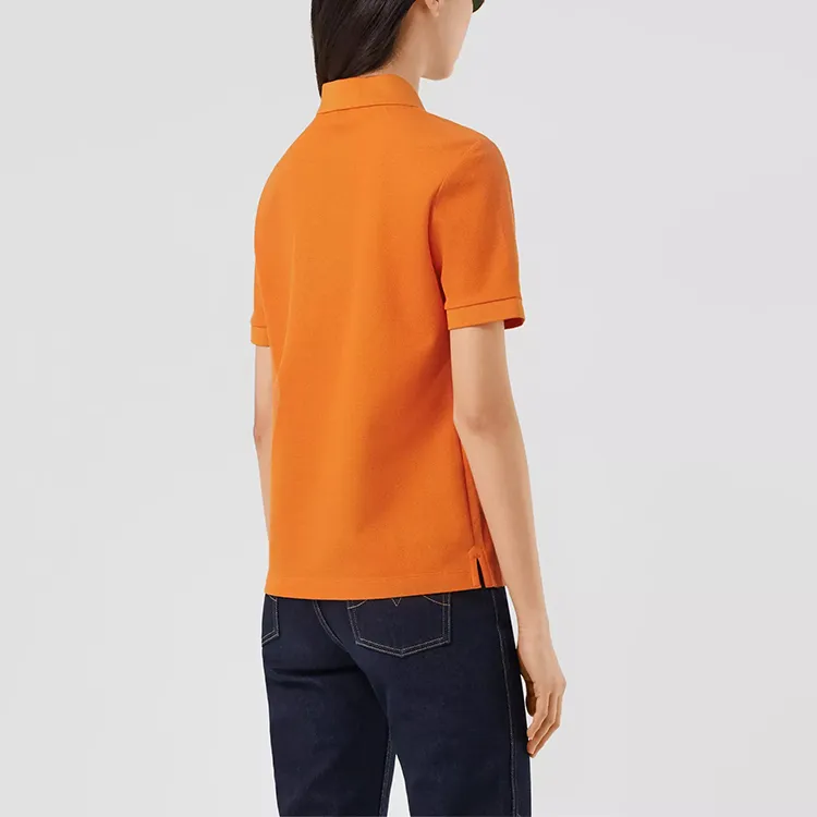 Burberry Polo Shirts Women's Bright Orange-3