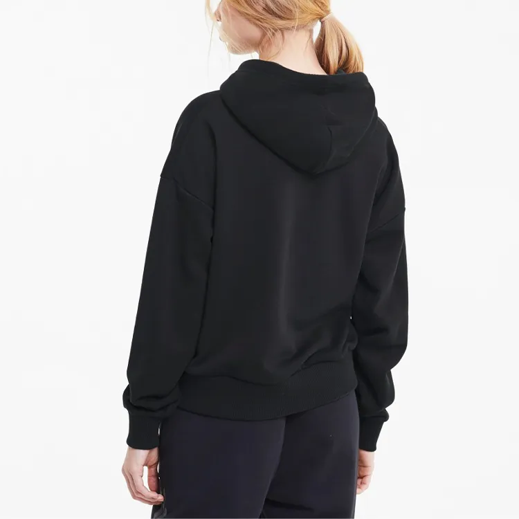 PUMA Sweatshirts Women's Black-3