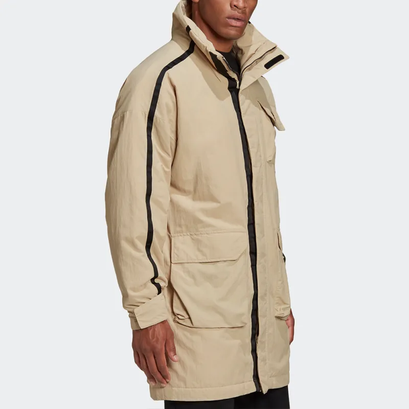 Adidas Puffer Jacket Winter Men's Prairie Brown-4